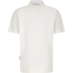 White Cotton Polo Shirt
