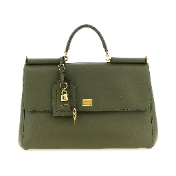 Bicolor Calfskin Handbag