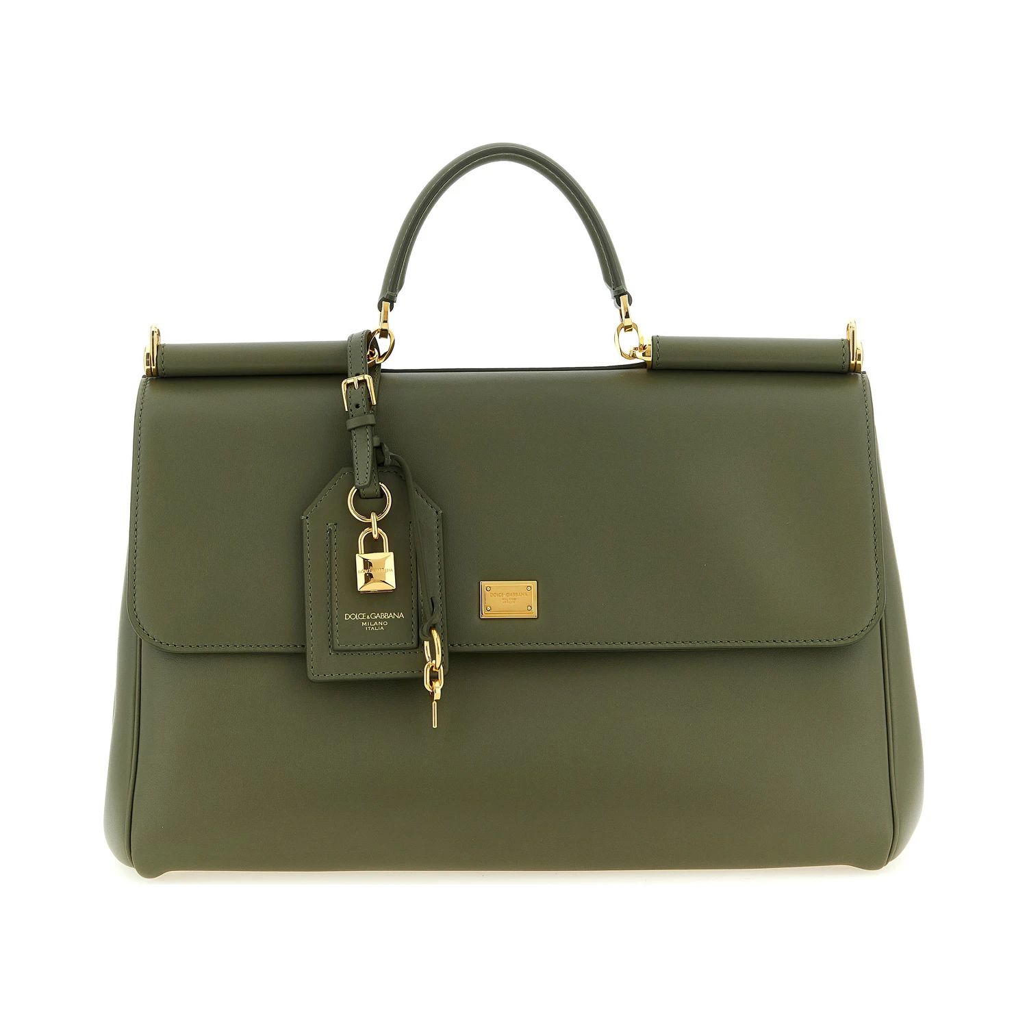 Bicolor Calfskin Handbag