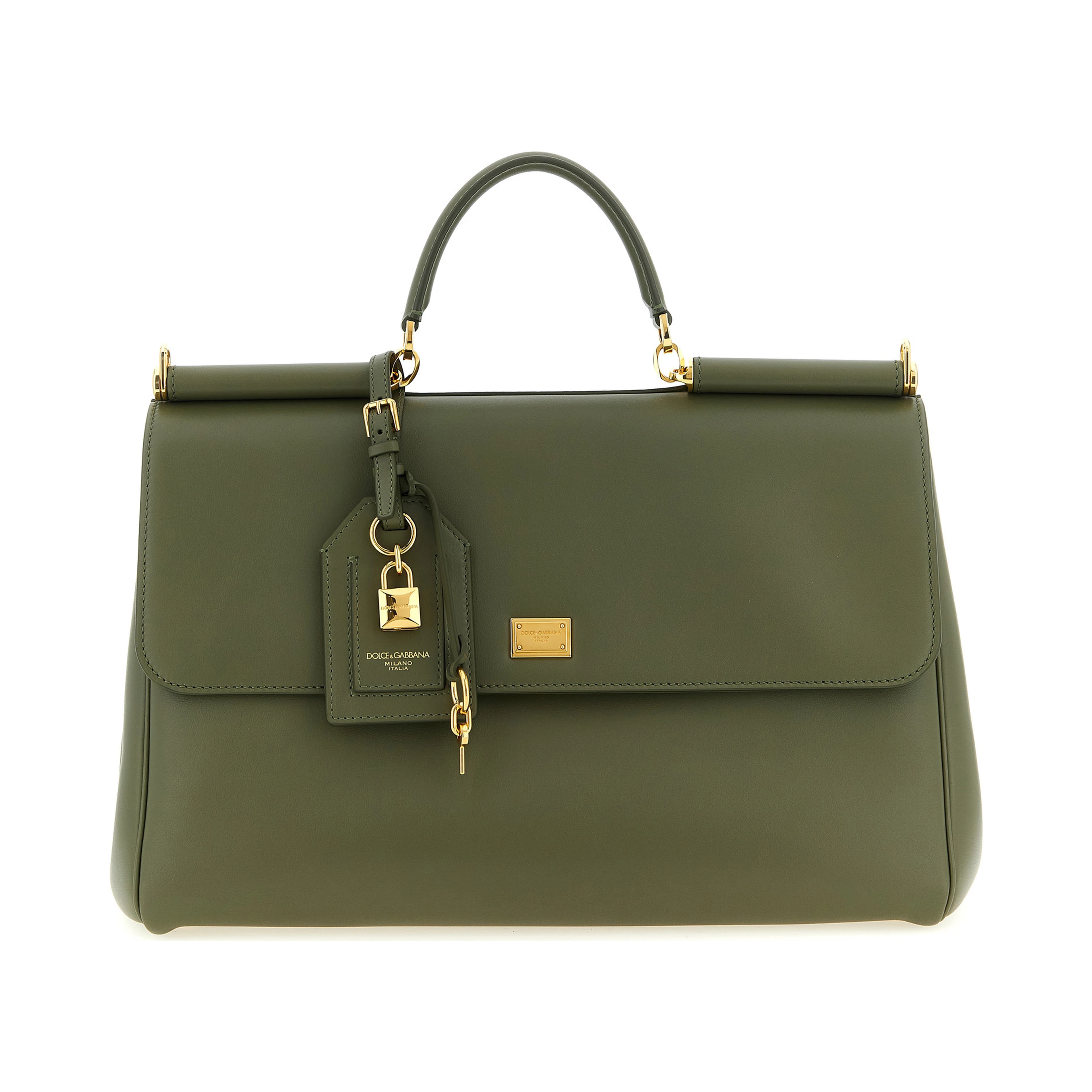 Bicolor Calfskin Handbag