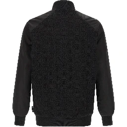 Black Cotton Sweatshirt