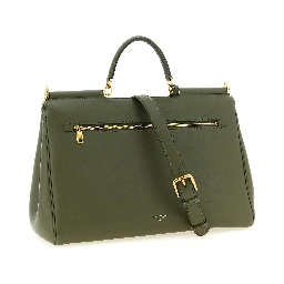Bicolor Calfskin Handbag