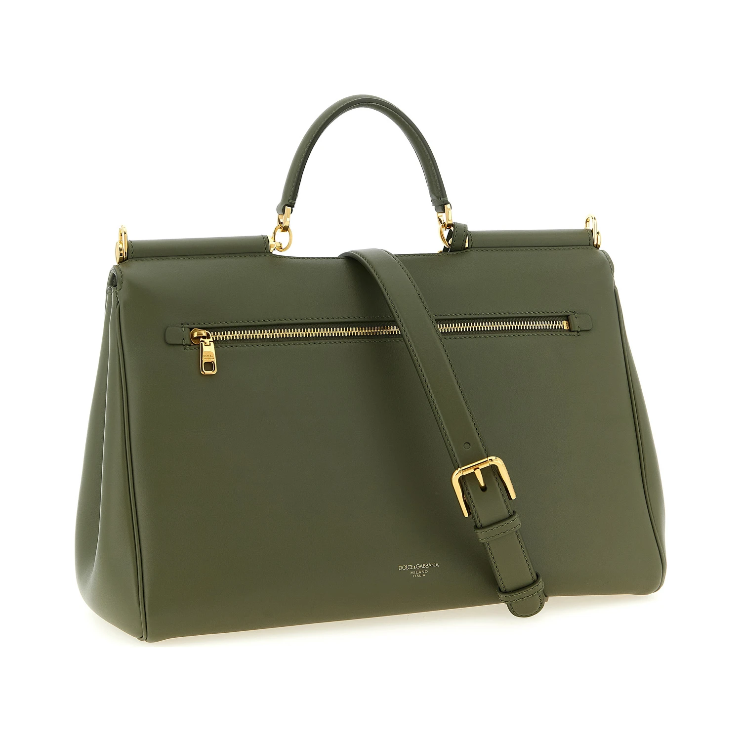 Bicolor Calfskin Handbag