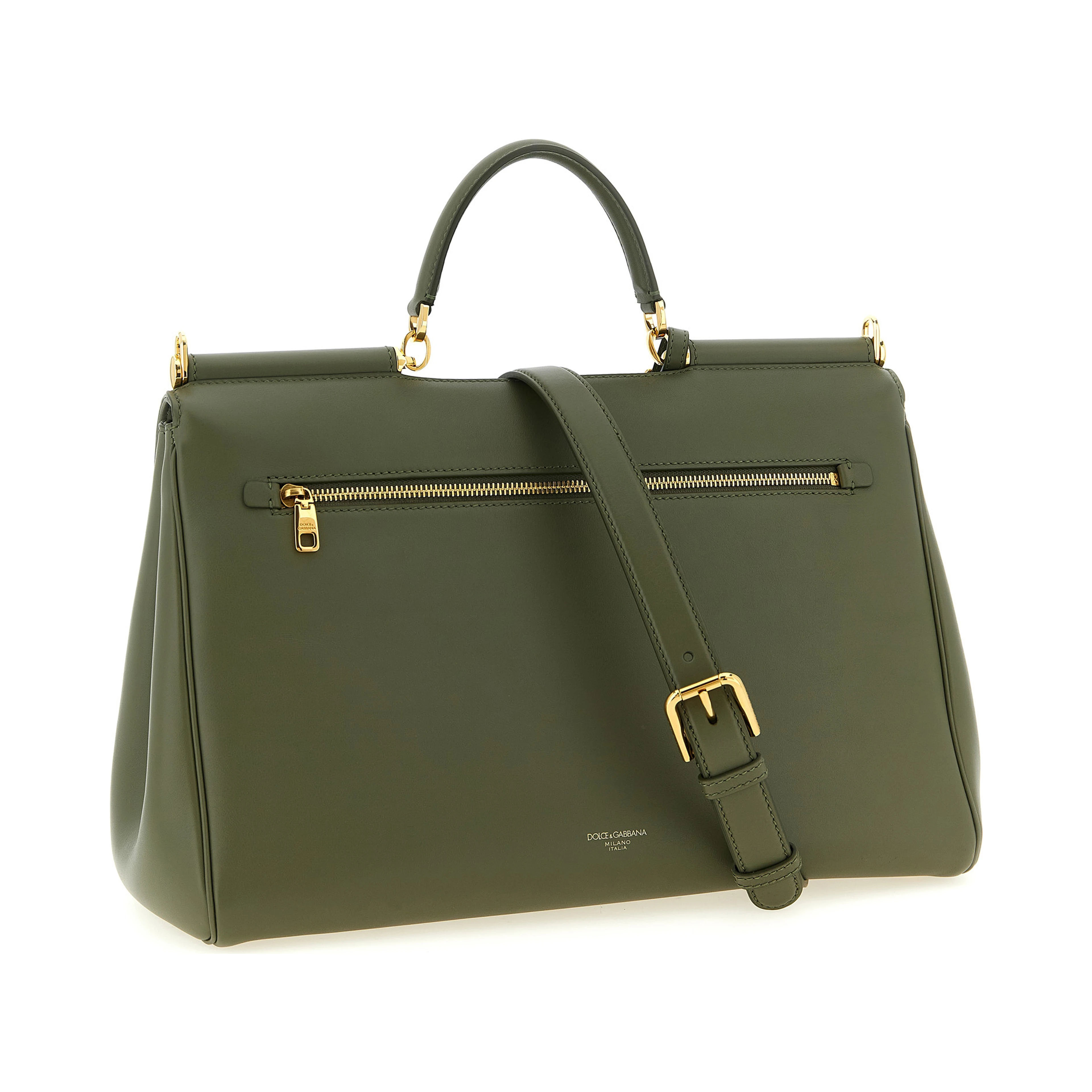Bicolor Calfskin Handbag