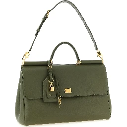 Bicolor Calfskin Handbag