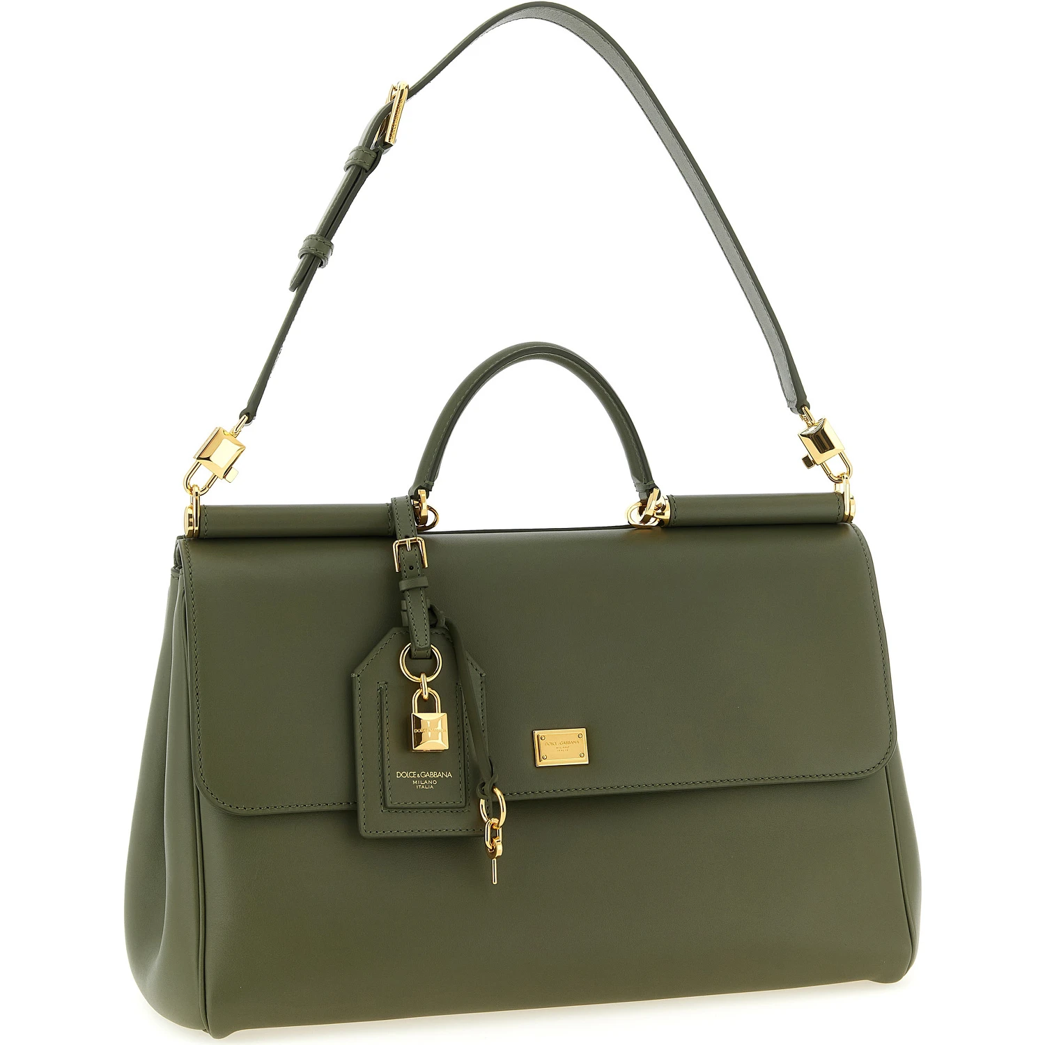 Bicolor Calfskin Handbag