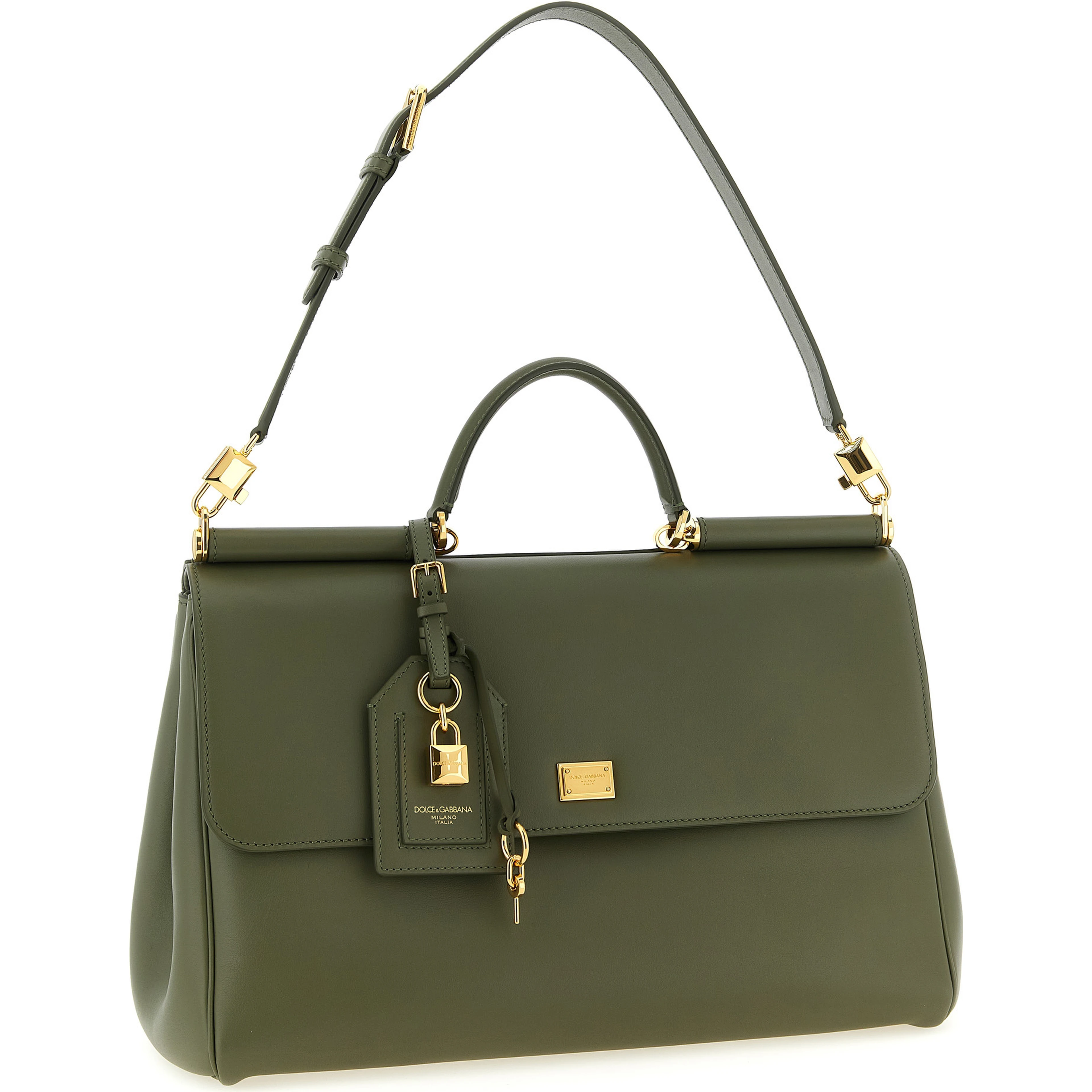 Bicolor Calfskin Handbag