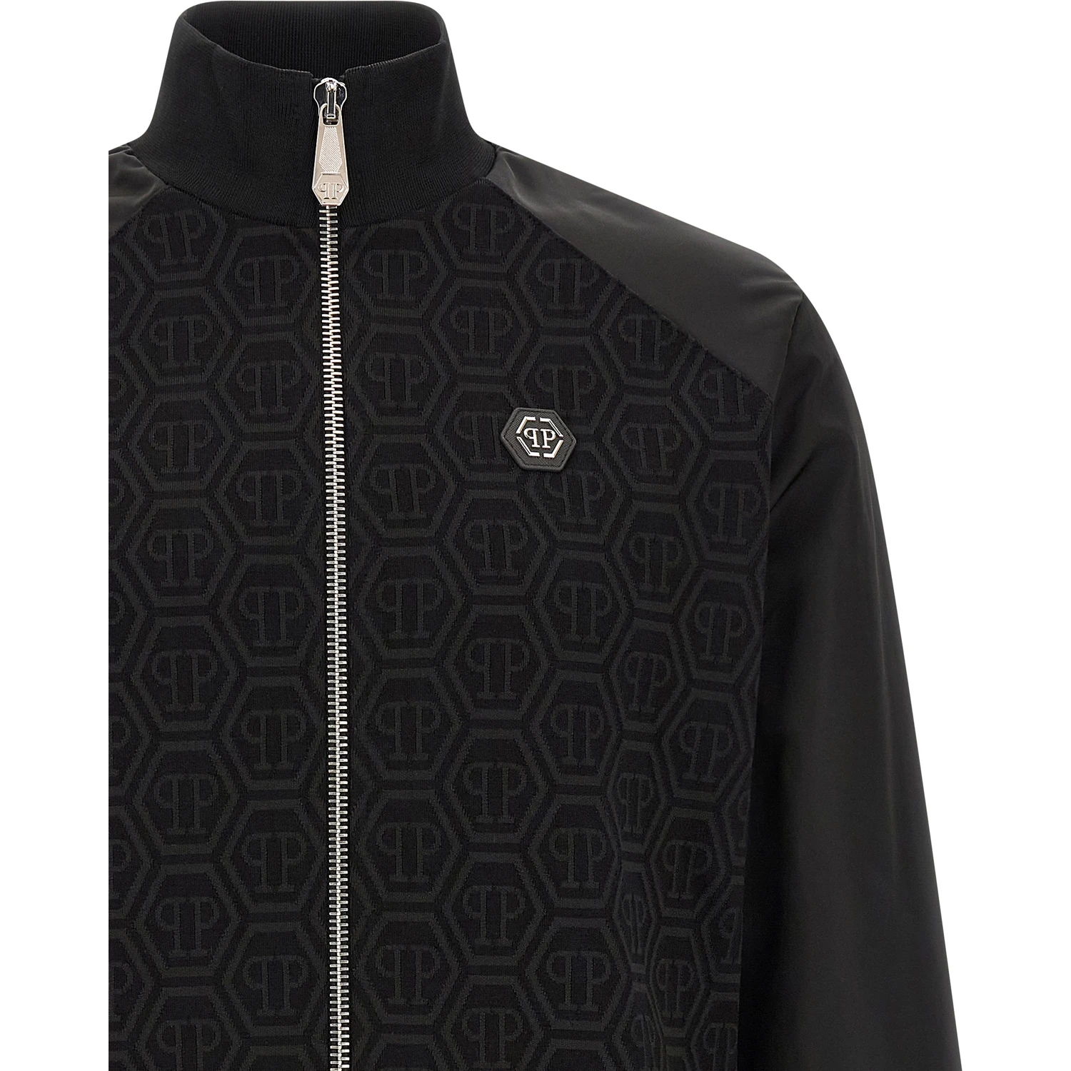 Black Cotton Sweatshirt