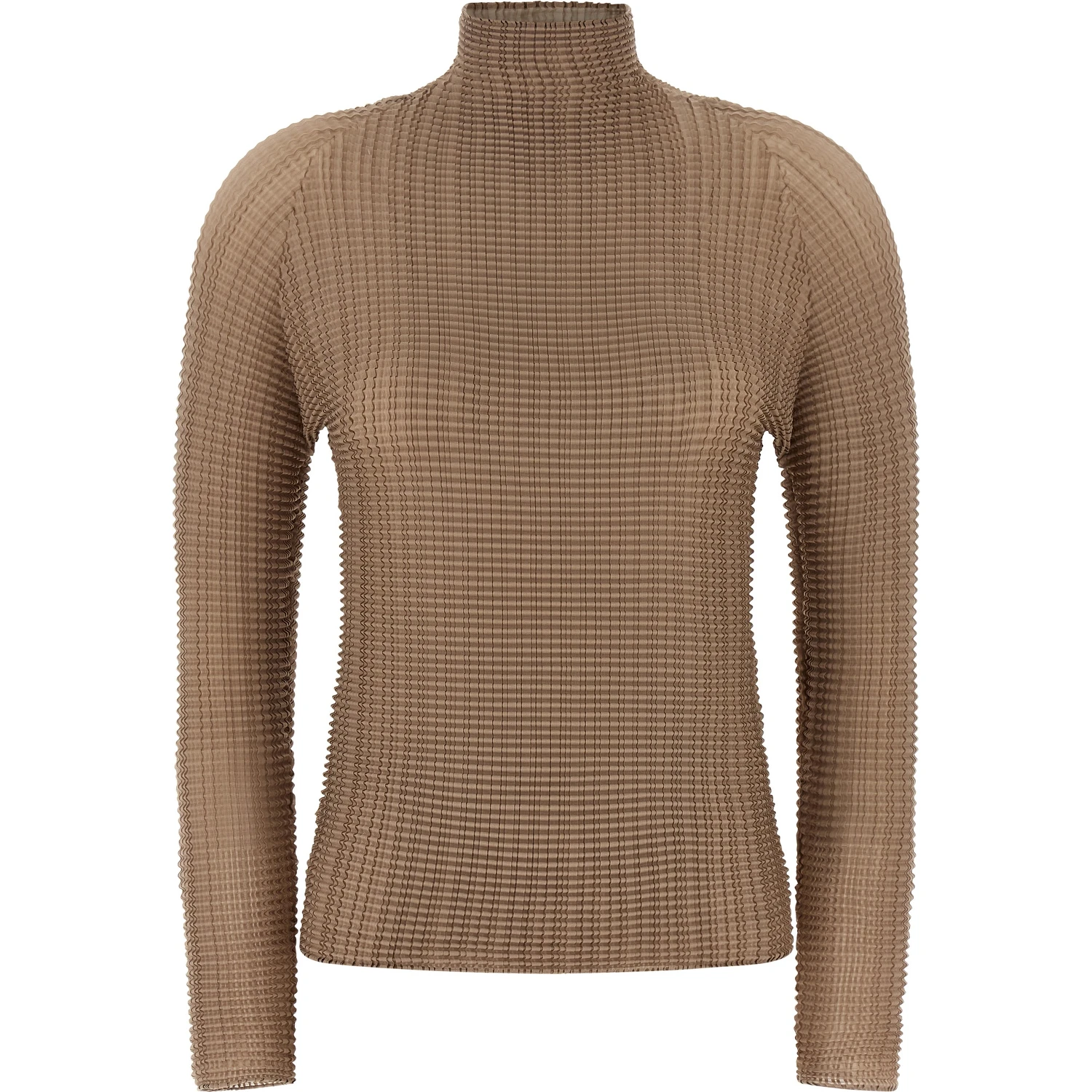 Beige Polyester Blouse