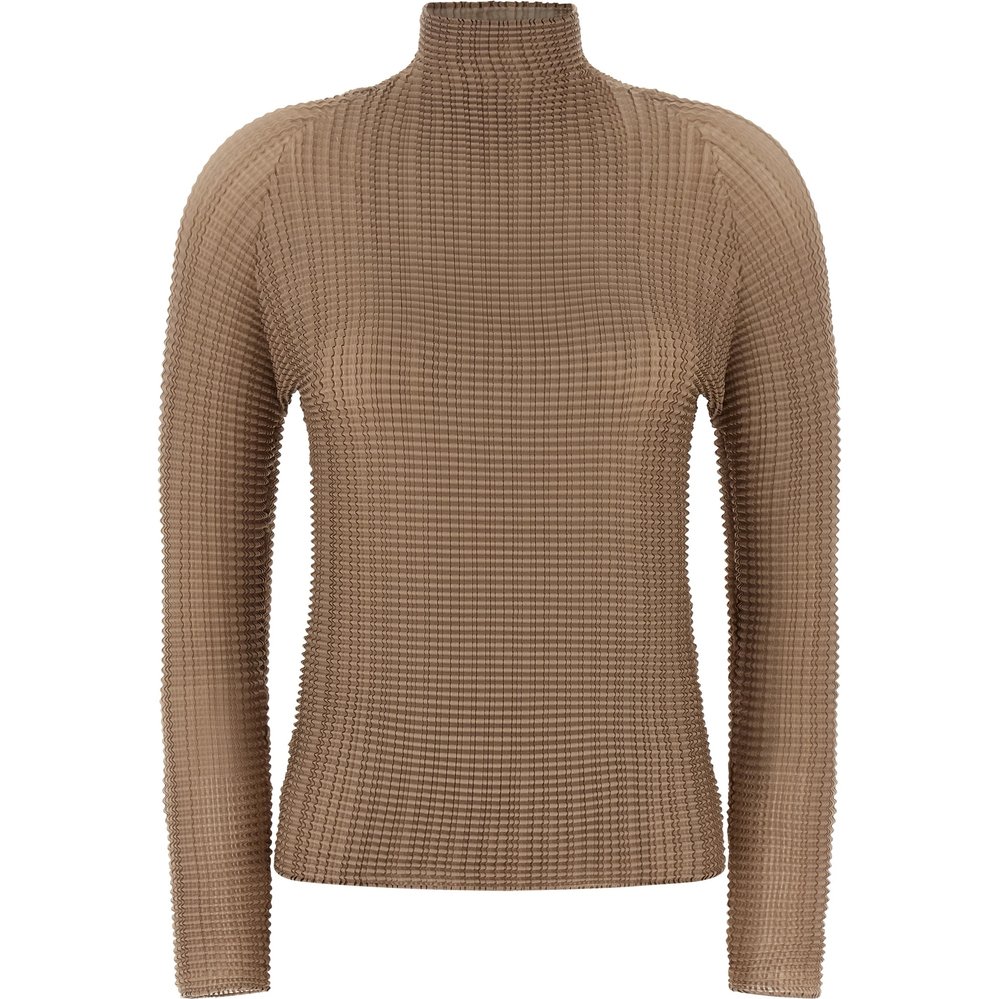 Beige Polyester Blouse