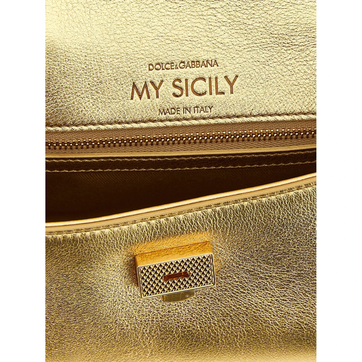 Gold Calfskin Handbag