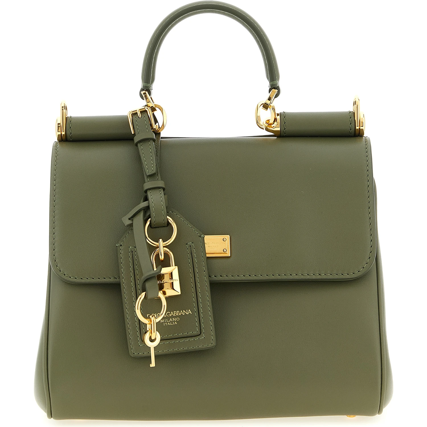 Bicolor Calfskin Handbag