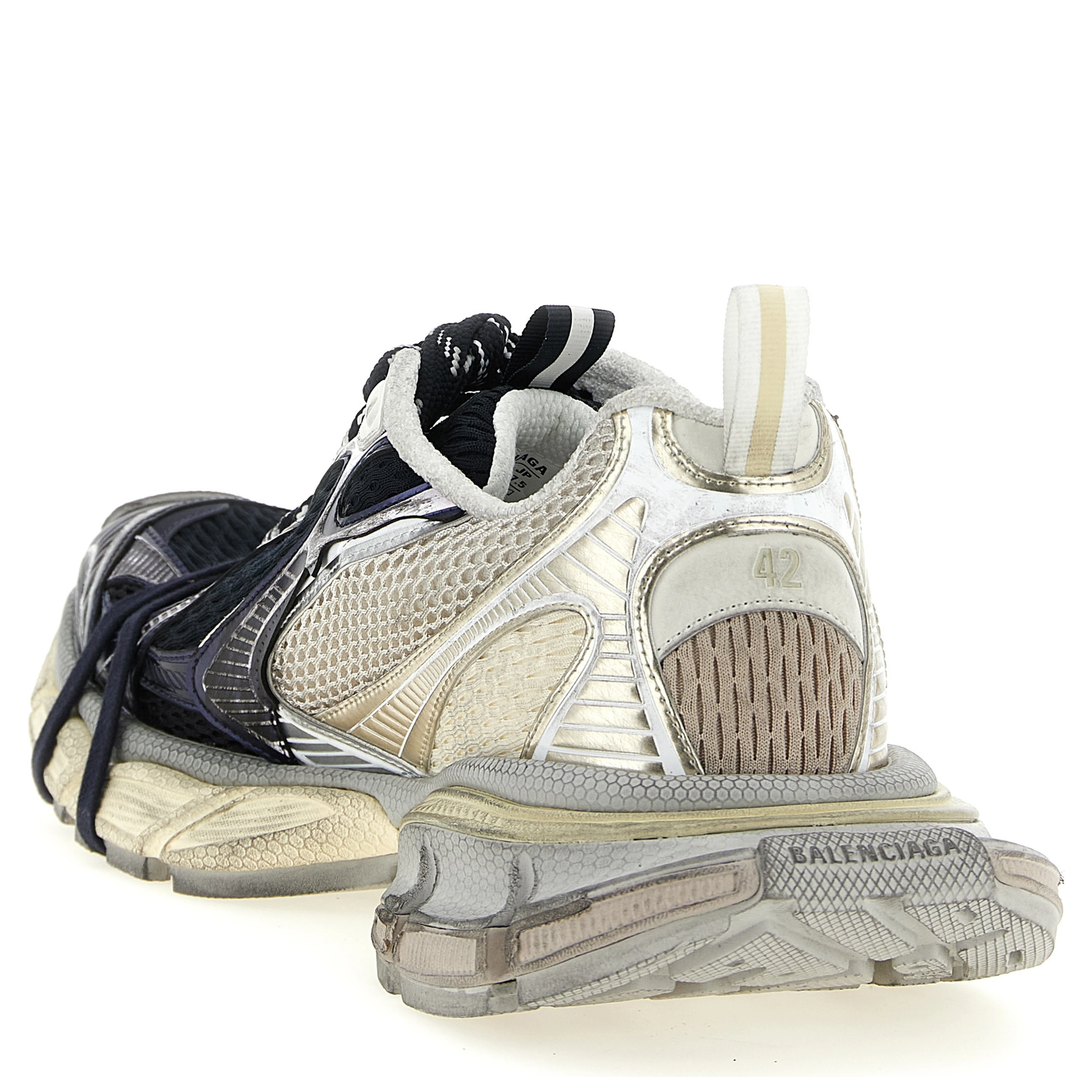 Multicolor Polyethylene Athletic Sneakers