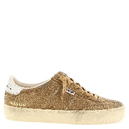Brown Cowhide Low Top Sneakers