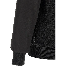 Black Cotton Sweatshirt