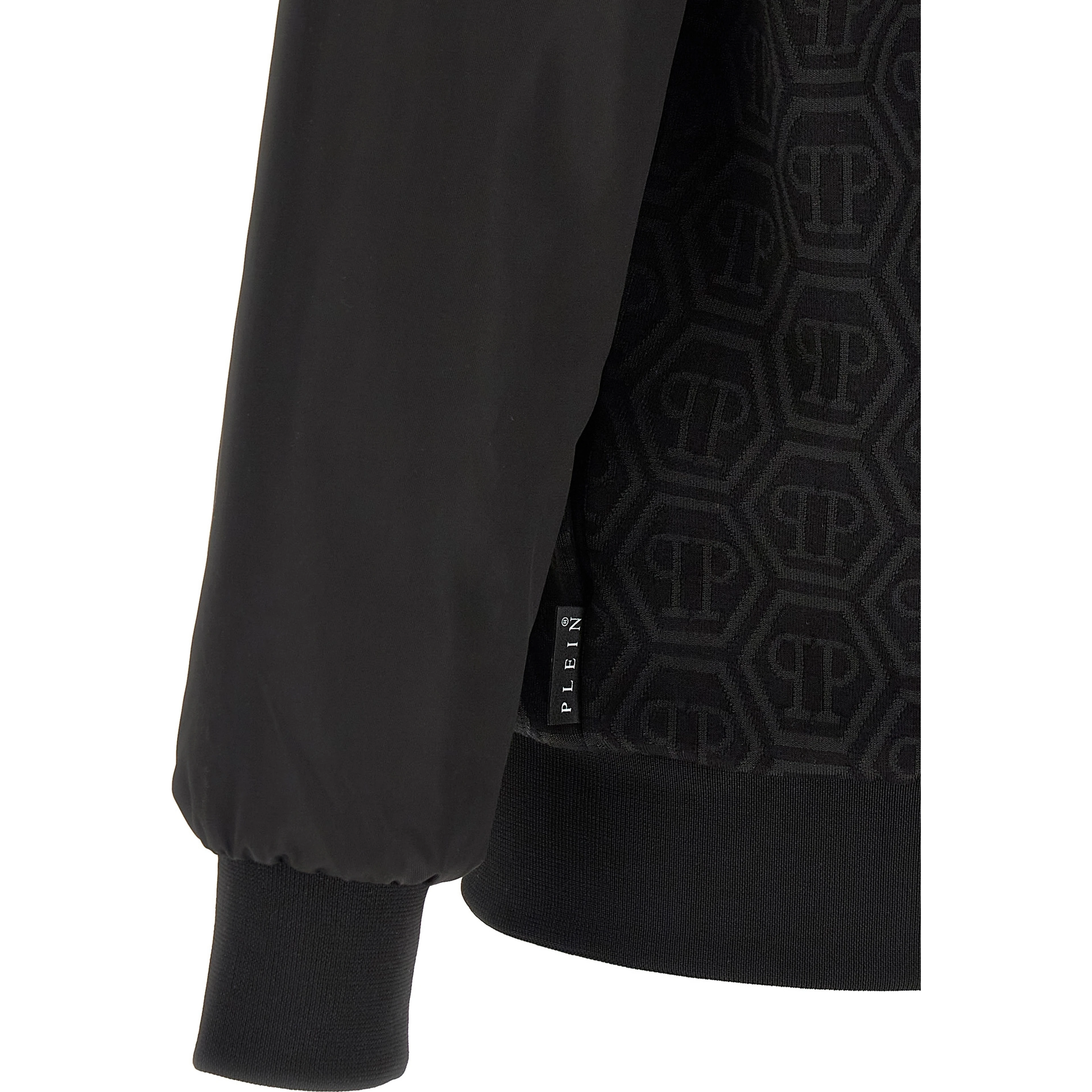 Black Cotton Sweatshirt