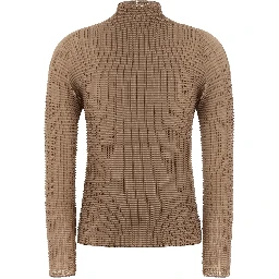 Beige Polyester Blouse