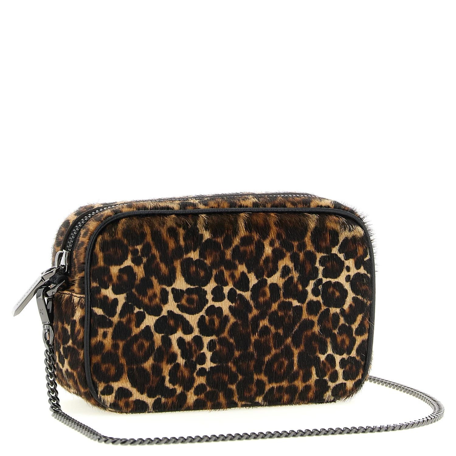 Multicolor Cowhide Crossbody Bag