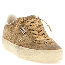 Brown Cowhide Low Top Sneakers