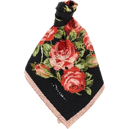 Black Silk Foulard