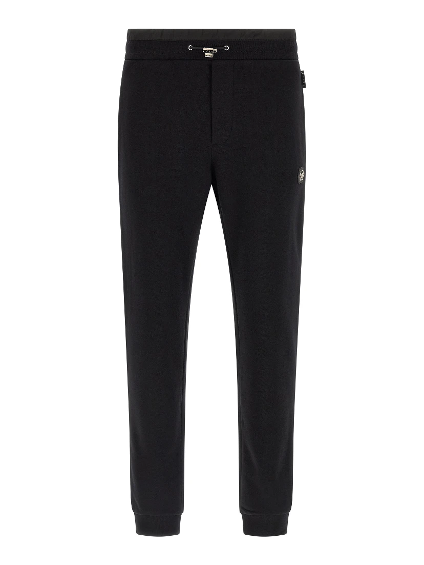 Black Cotton Joggers (Workout Pants)