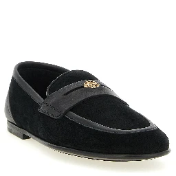 Black Calfskin Slip-On Loafers