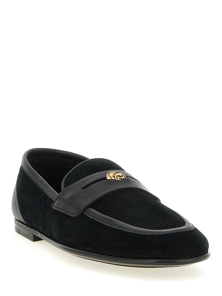 Black Calfskin Slip-On Loafers alternative