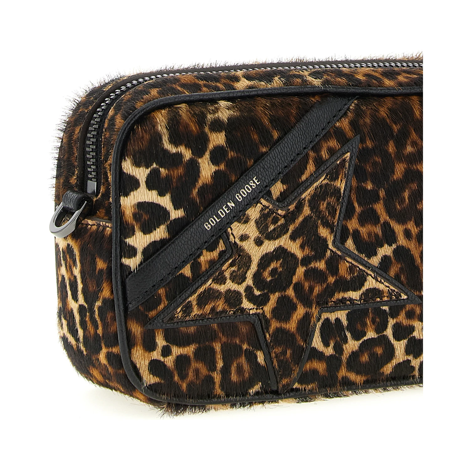Multicolor Cowhide Crossbody Bag
