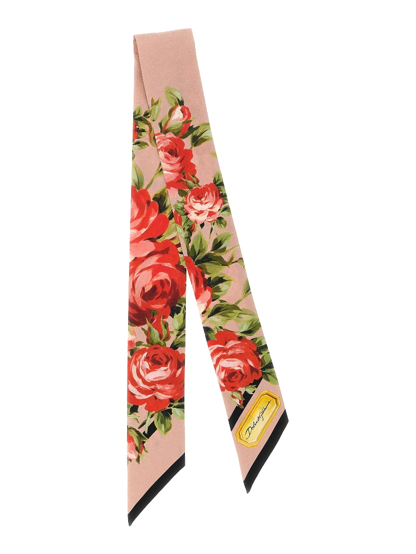 Multicolor Silk Foulard