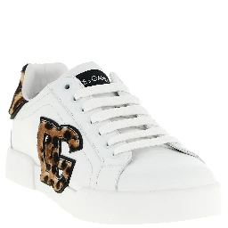 Brown Calfskin Low Top Sneakers