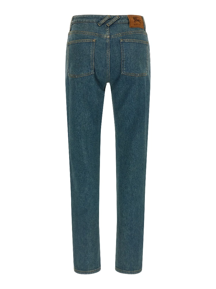 Blue Cotton Straight-Leg Jeans alternative