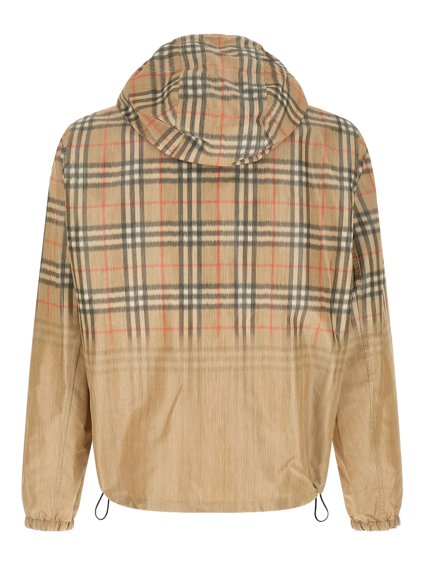 Beige Viscose Shell Jacket