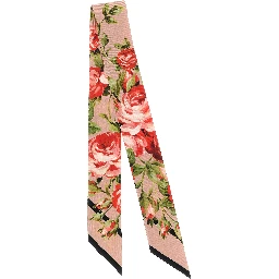 Multicolor Silk Foulard
