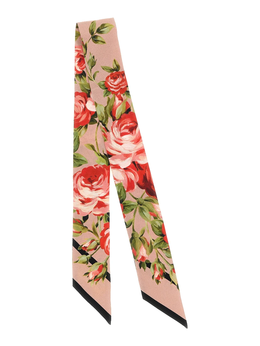 Multicolor Silk Foulard