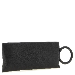 Black Lambskin Clutch Bag