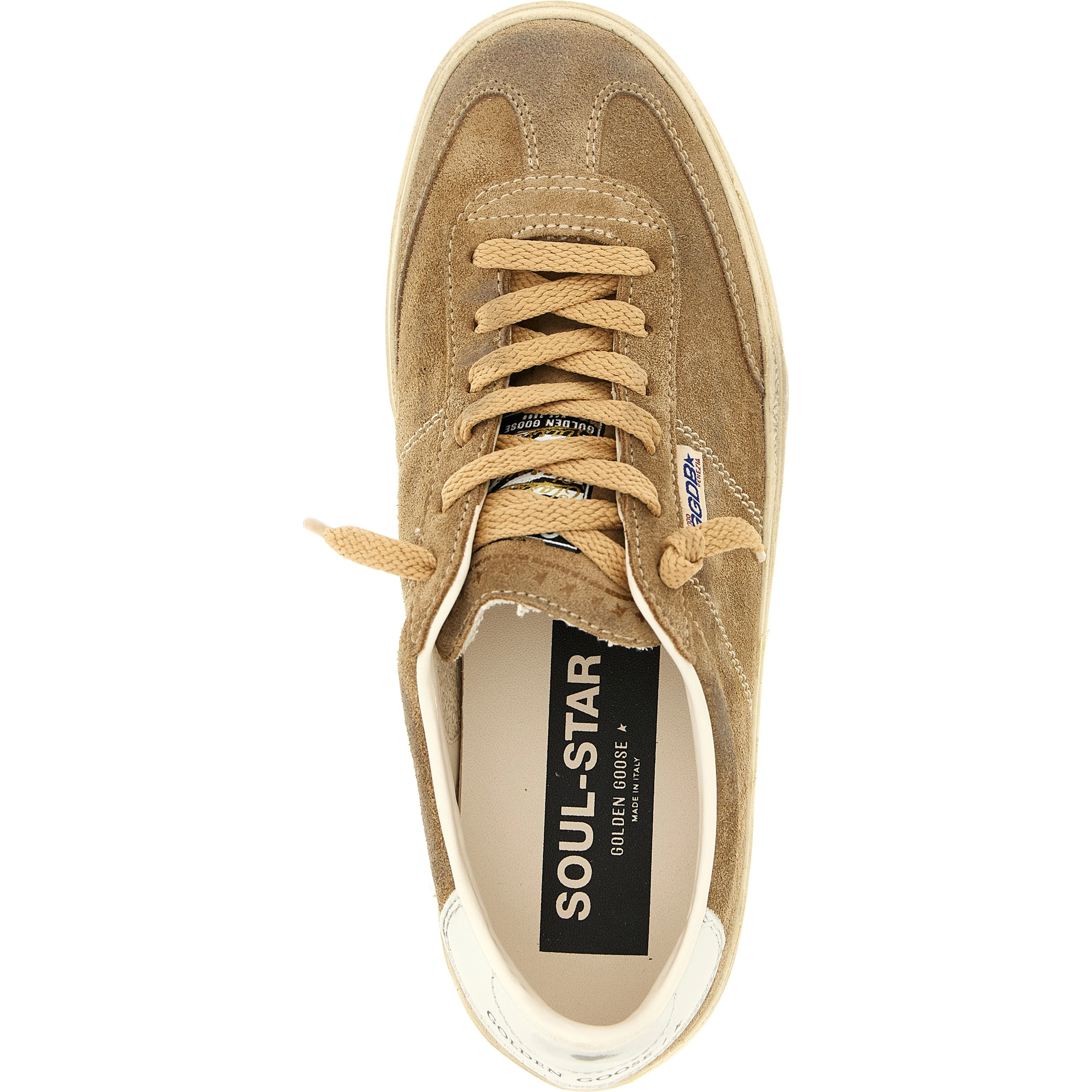 Brown Cowhide Low Top Sneakers