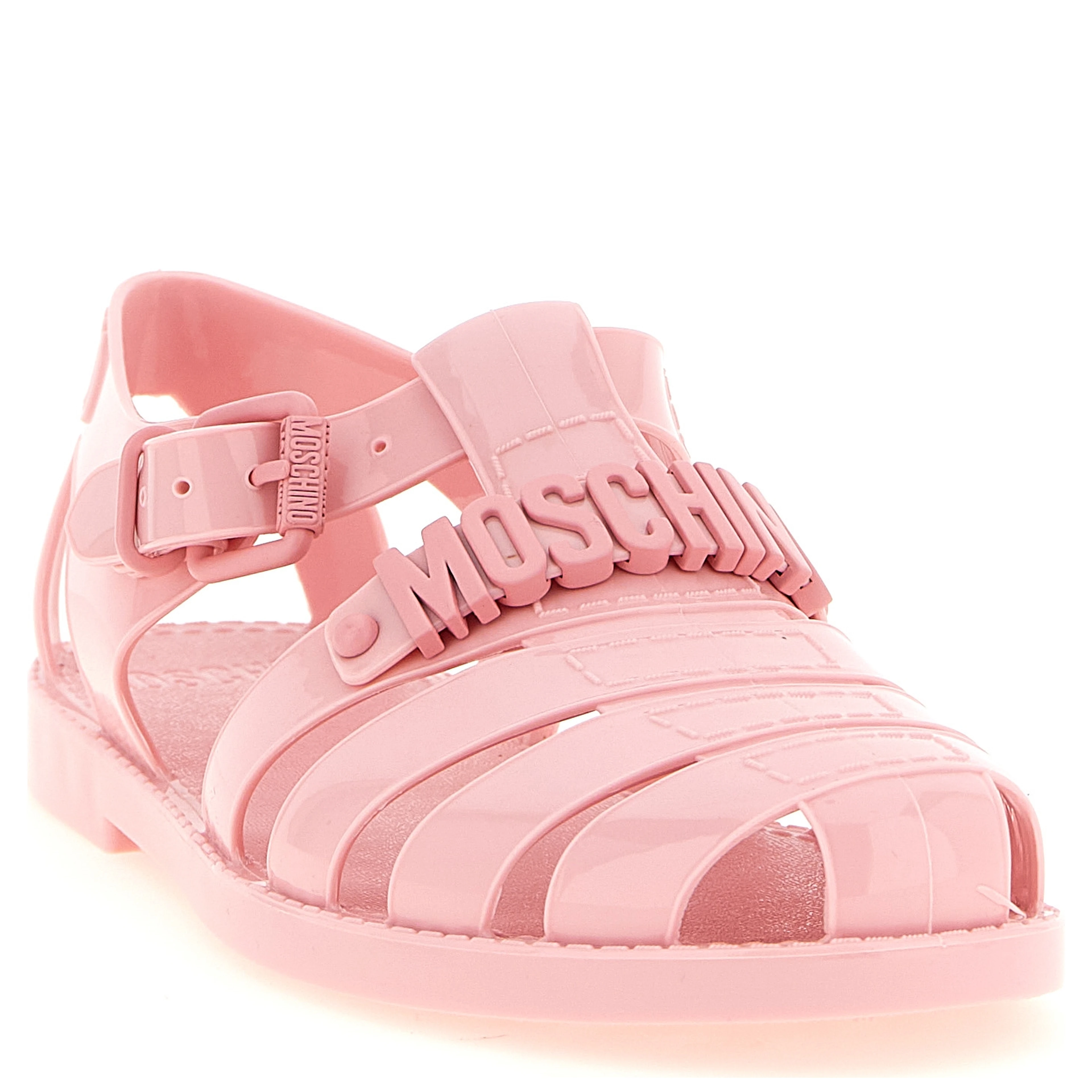 Multicolor Pvc Flat Sandals