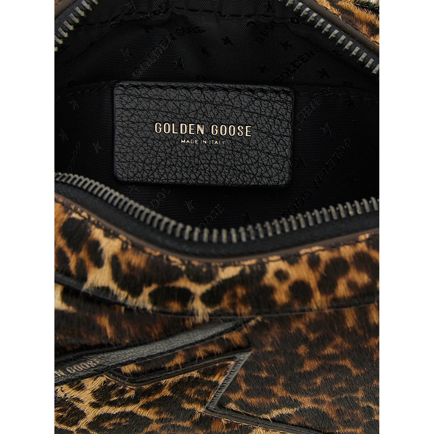 Multicolor Cowhide Crossbody Bag
