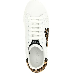 Brown Calfskin Low Top Sneakers
