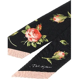 Black Silk Foulard