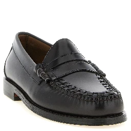Brown Cowhide Slip-On Loafers
