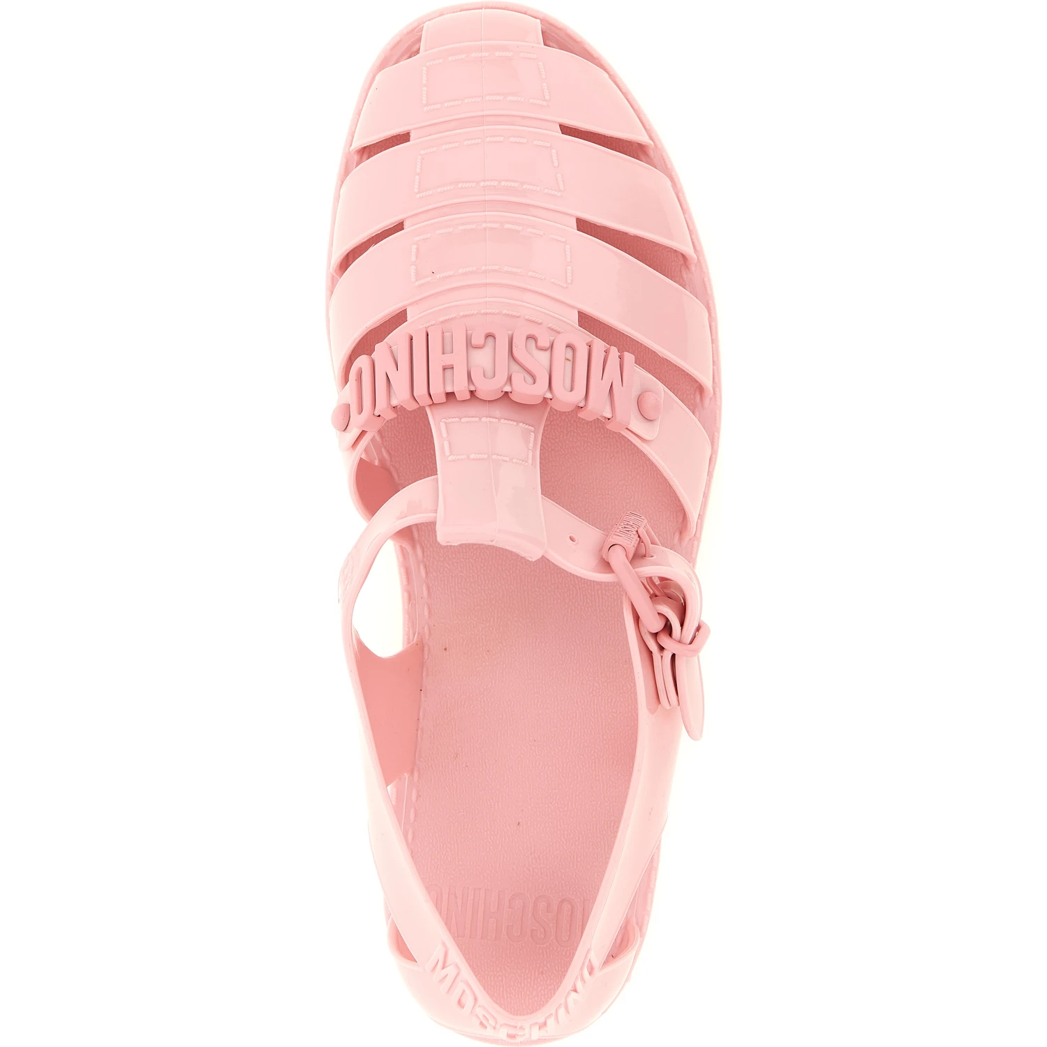 Multicolor Pvc Flat Sandals
