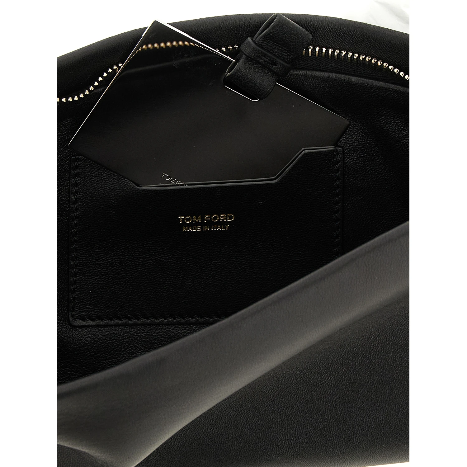 Black Lambskin Clutch Bag