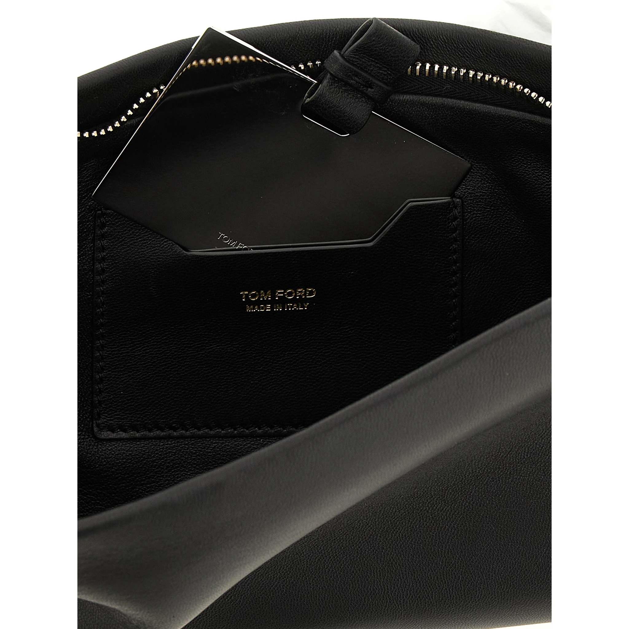 Black Lambskin Clutch Bag