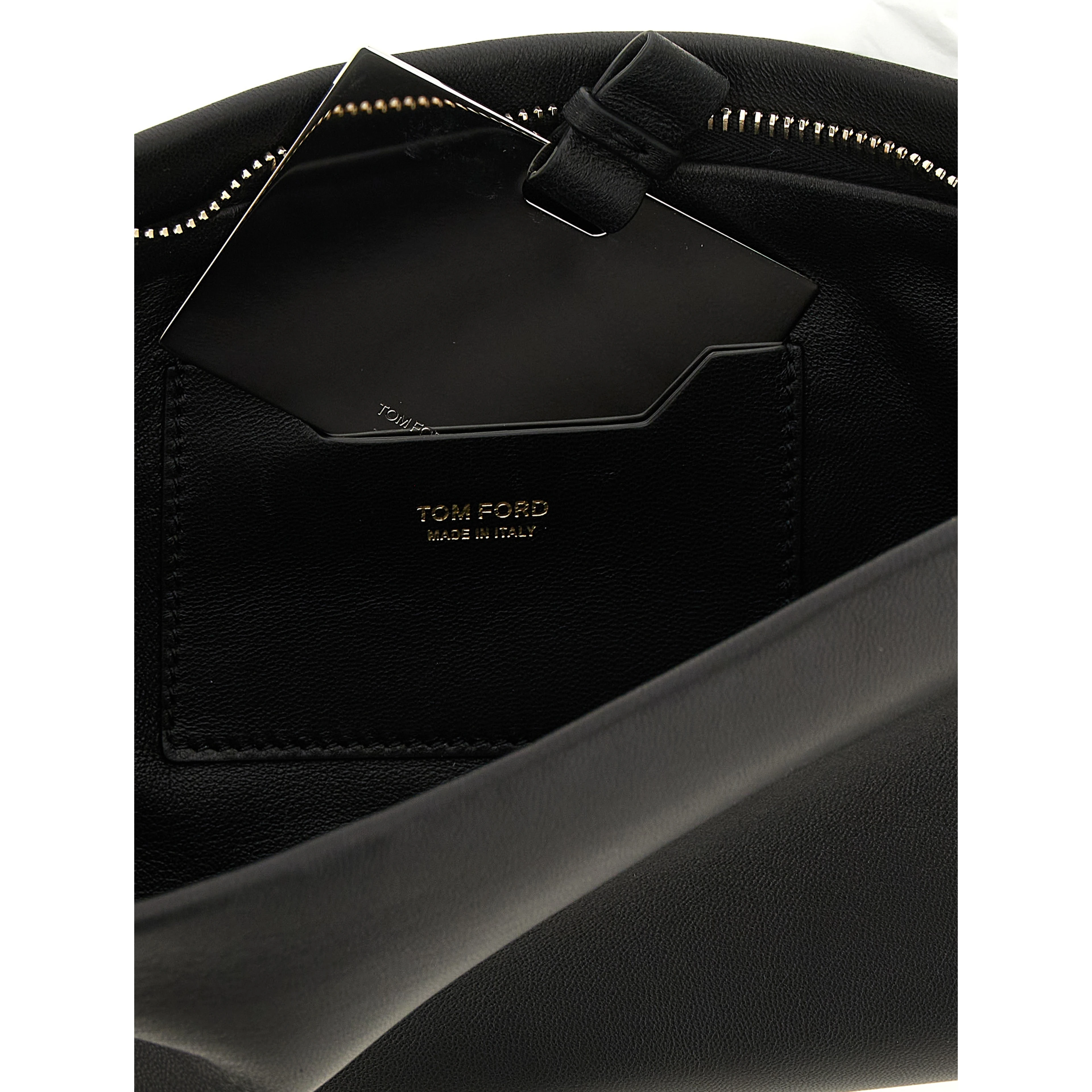 Black Lambskin Clutch Bag