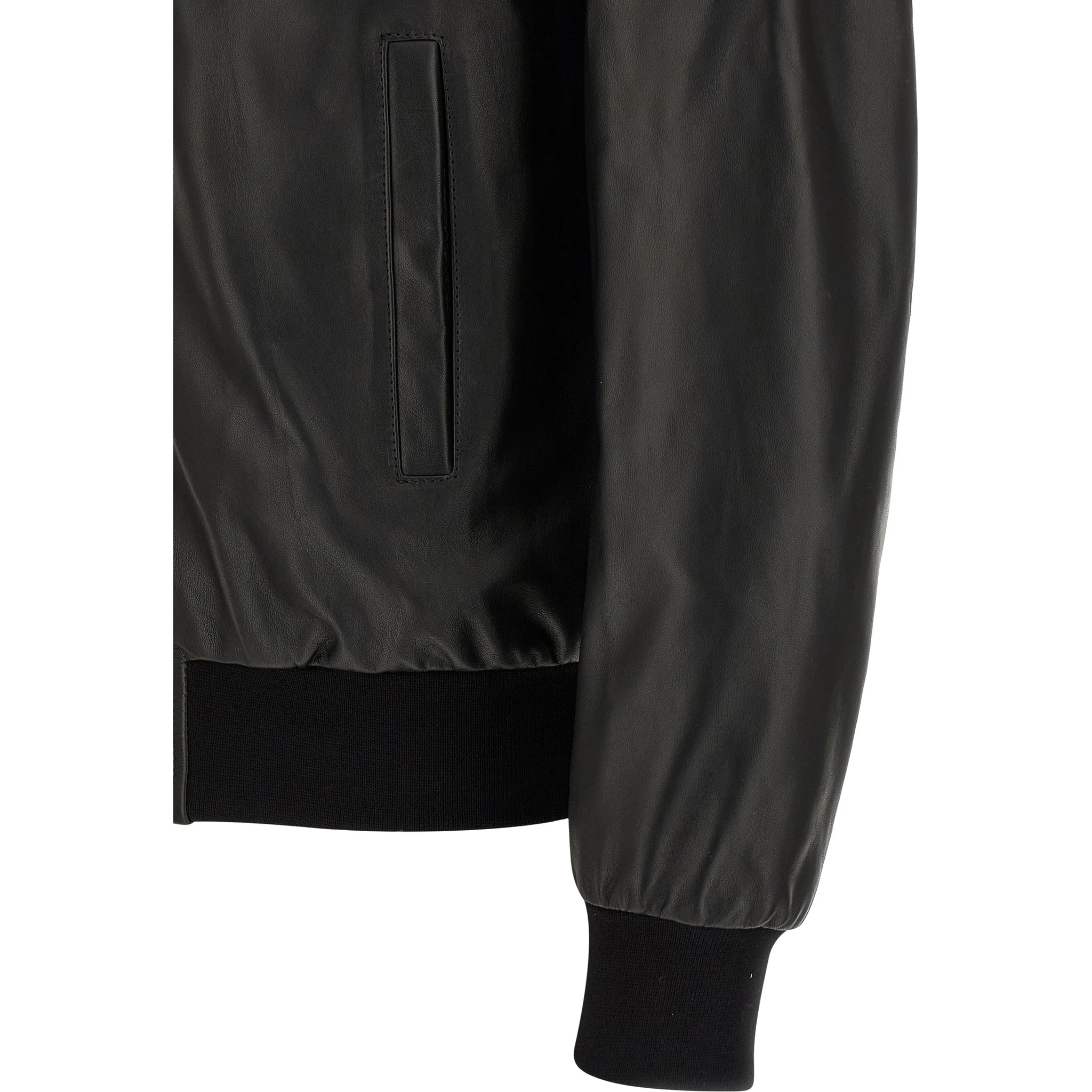 Black Lambskin Leather Jacket