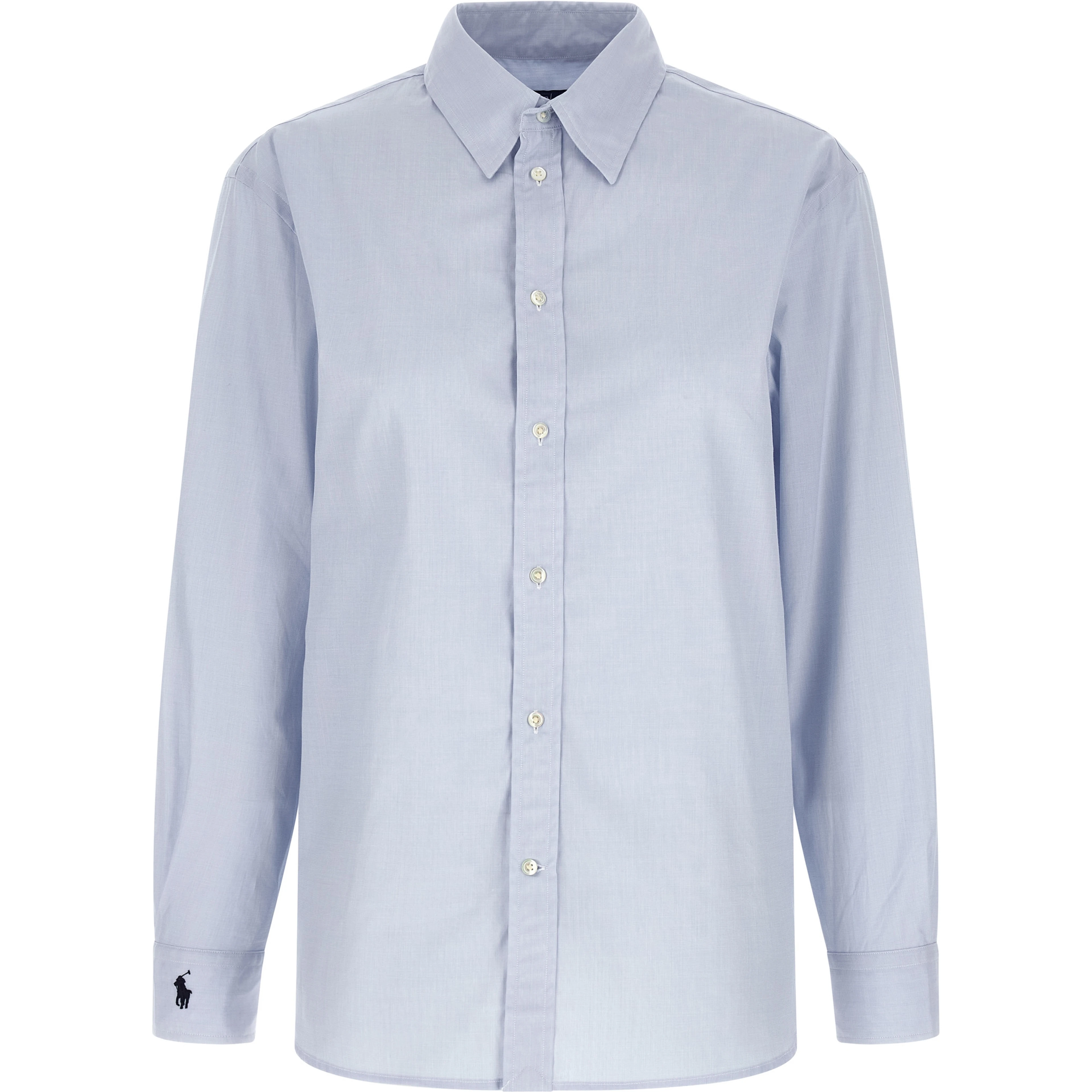 Blue Cotton Blouse