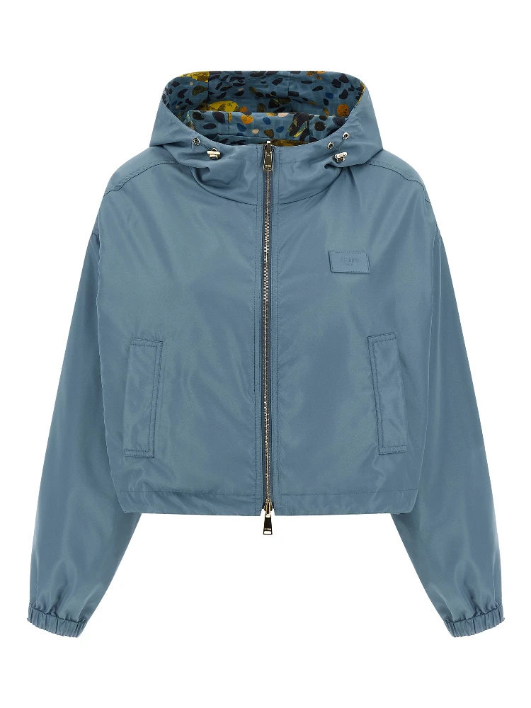 Blue Polyester Shell Jacket alternative