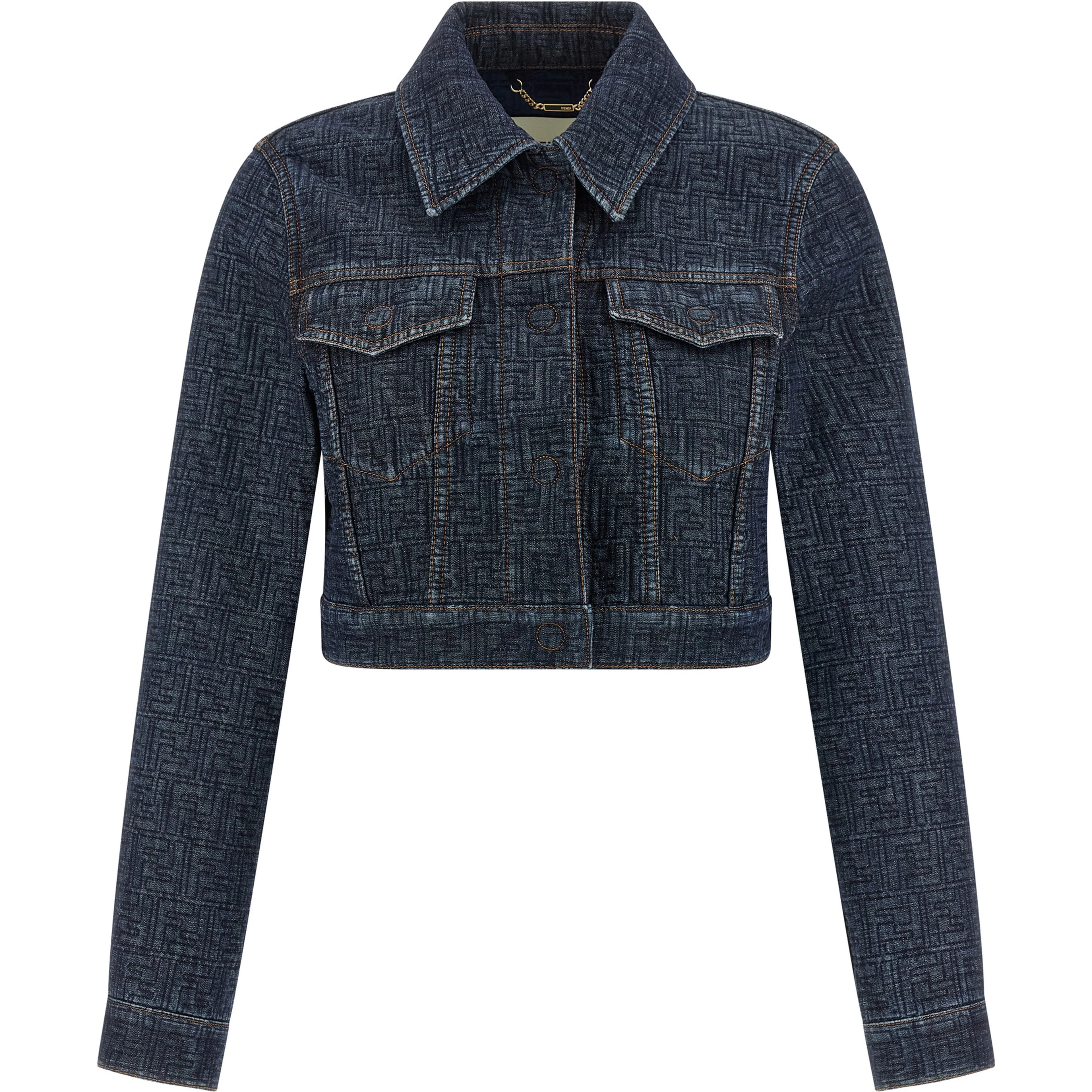 Blue Cotton Denim Jacket