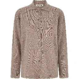 Beige Wool Cardigan